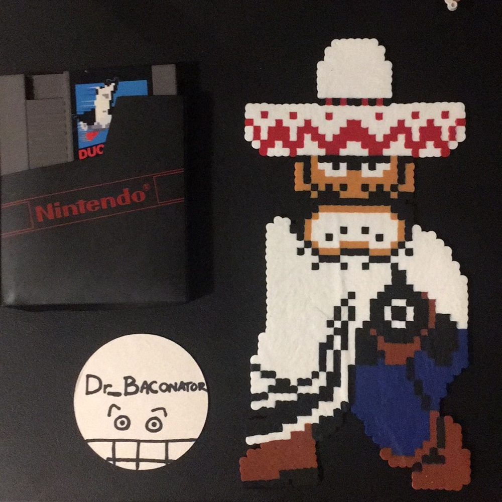 Wild Gunman Perler Art